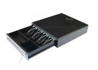 13.2 Inch Compact Cash Drawer POS 335 Mm Black / White Cash Register Box