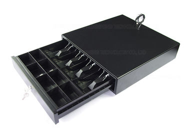 China Computer White Metal Cash Drawer Cash Box With Coin Sorter Tray 5.1 KG 400F factory
