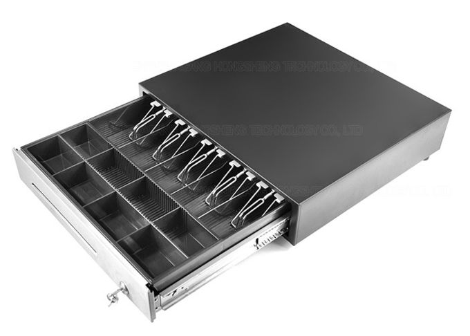 18 Inch Heavy Duty POS Cash Drawer  Ball Bearing Slides Metal Wire Gripper  Steel Construction , 460E